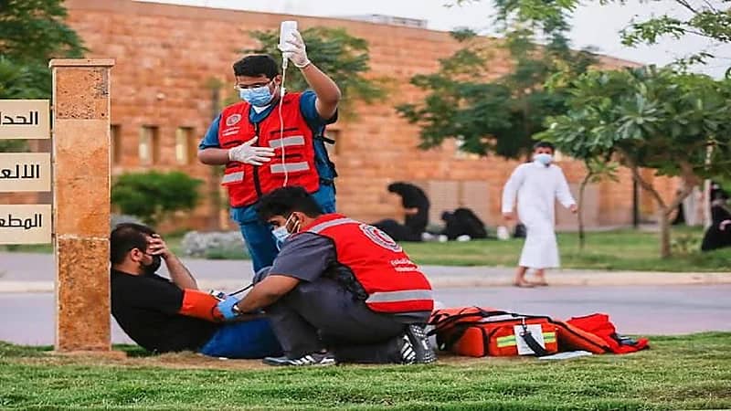 3 آلاف ساعة تطوعية للهلال الأحمر بالطائف