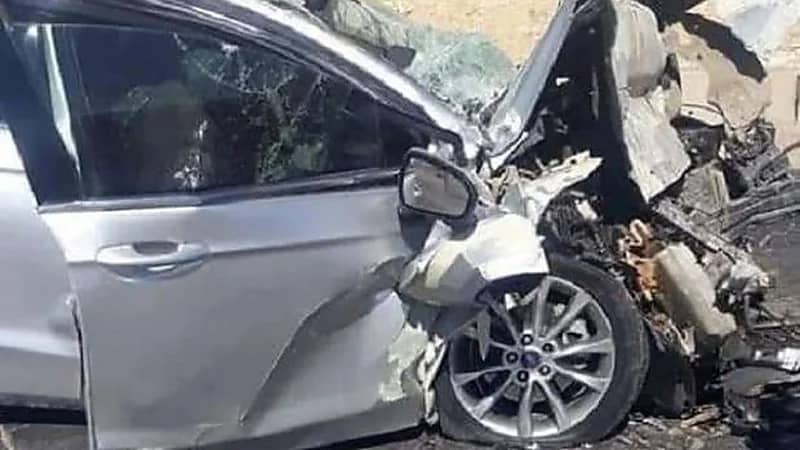 حادث مروع يودي بحياة امرأة وجنينها واثنين من أبنائها على طريق قريضة الزراعي