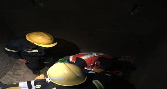 إصابة مواطن بعد سقوطه من الدور الثاني بالنماص