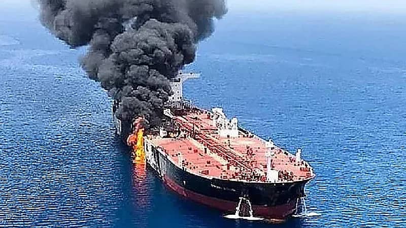 الهجوم بمسيرة على ناقلة نفط في بحر العرب كان إيرانياً