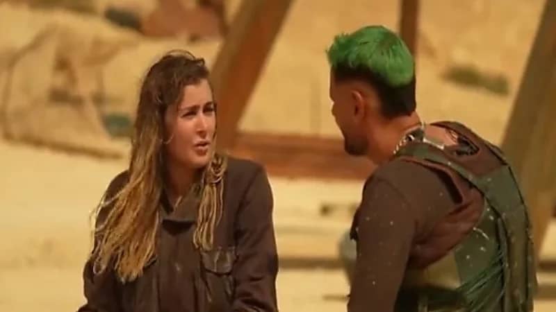 شاهد.. الفنانة عائشة بن أحمد لرامز جلال بعد اكتشاف مقلب "رامز موفي ستار": منك لله