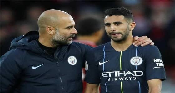 حقيقة خلافات رياض محرز مع غوارديولا في مانشستر سيتي