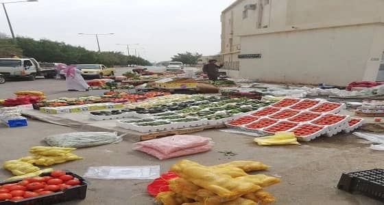 بالصور.. بلدية الملز تنظم حملات لمنع البيع الجائل المخالف