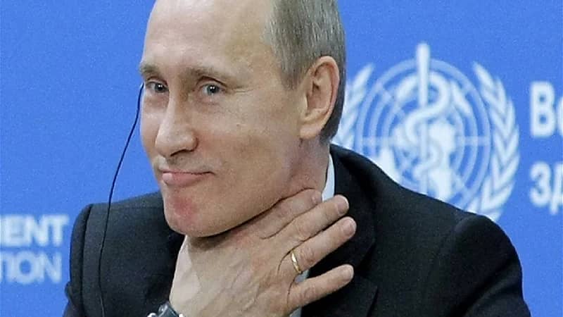 بوتين يلقي نكتة عن العلاقات بين أمريكا وأوروبا