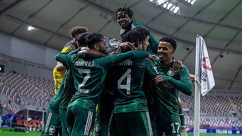 الأخضر يتغلب على طاجيكستان برباعية.. صور