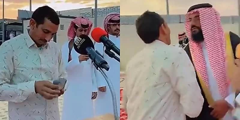 هندي يقدم عينية 10 آلاف في مناسبة مواطنين.. فيديو