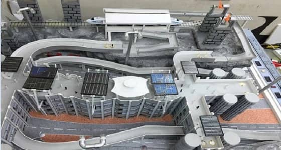 طالبان بهندسة المجمعة يبتكران وسيلة لتوفير إنتاج الكهرباء في جسر الجمرات