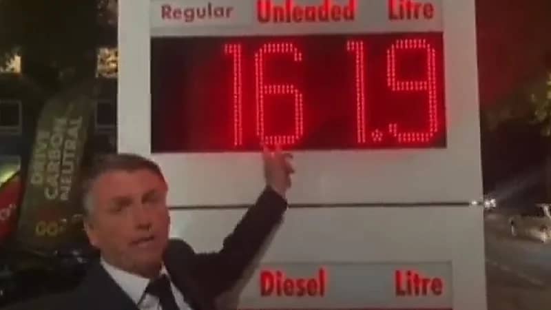 فيديو.. صدمة رئيس البرازيل من أسعار البنزين في بريطانيا
