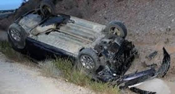 إصابة 7 أشخاص إثر حادث إنقلاب مركبة بطريق الساحل القديم