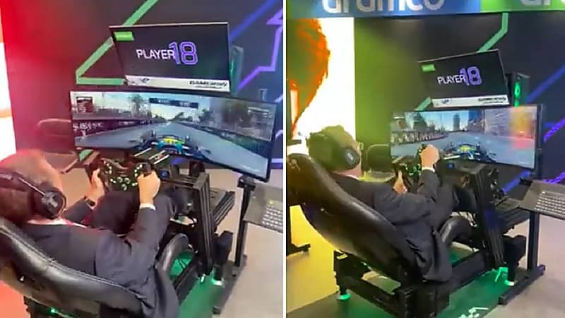 سفير فرنسا بالرياض يستعرض مهاراته في حلبة جدة للفورمولا 1.. فيديو