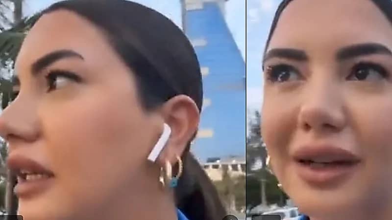 تأثر مذيعة تركية بحرارة جدة..فيديو