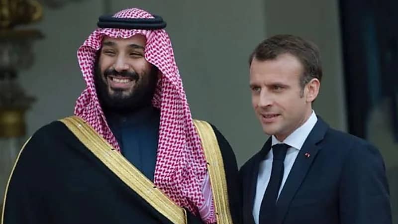 ولي العهد يلتقي ماكرون بقصر الإليزيه