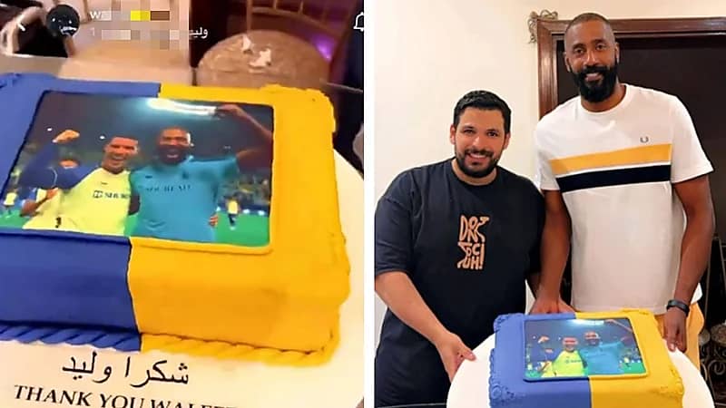 ‏حفل وداع لحارس النصر وليد عبدالله .. فيديو