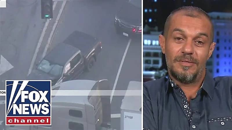 بالفيديو.. حيلة سائق عربي للقبض على قاتل بعد فشل 40 سيارة شرطة أمريكية