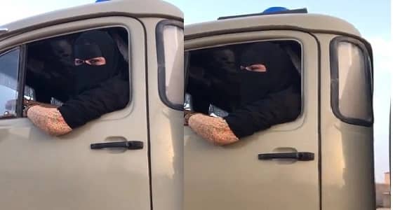 بالفيديو.. " أم نايف " تسبق قرار قيادة المركبة " بوايت ماء "