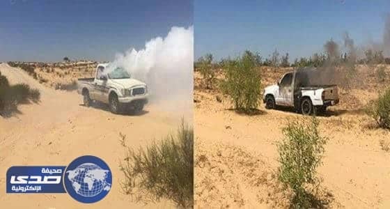الجيش المصري يدمر وكر للعناصر الإرهابية فى شمال سيناء