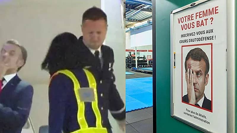 حملات ساخرة للرجال المعنفين بعد صفعة ماكرون تثير الجدل في فرنسا