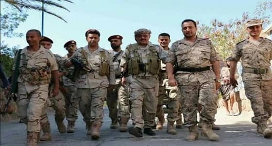 الجيش الوطني يعلن جولة القصر والحوبان منطقة عمليات عسكرية