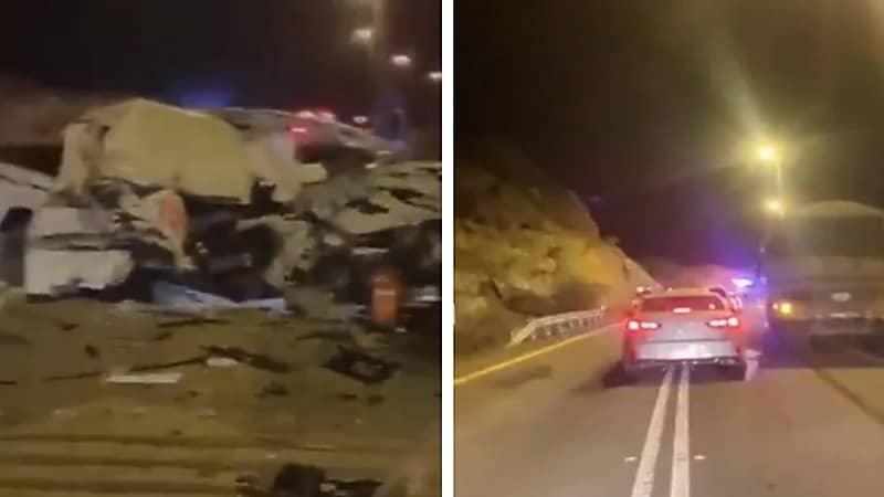 وفاة شابين وإصابة 6 آخرين في حادث مروع بمحايل عسير 