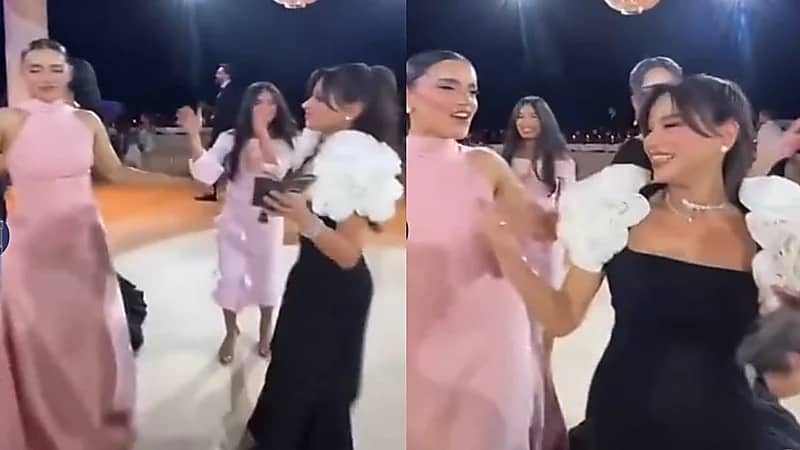 رقص المشاهير شمس واسو ولانا ونهى نبيل في زفاف نارين بيوتي.. فيديو