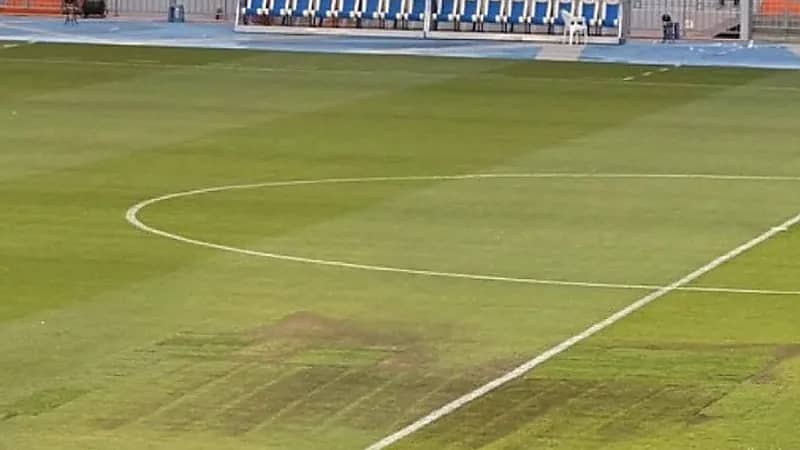 توجيه عاجل للتحقيق في تغير لون أرضية ملعب الأمير عبدالله الفيصل