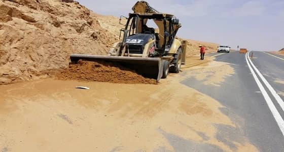 النقل: صيانة وتأمين الحركة المرورية على طريق الرفاع