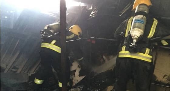 مدني الطائف ينجح في إخماد حريق بمستودع أعمال حدادة بحي الفيصلية