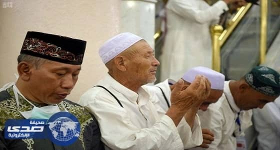 5 صور لحشود الزائرين في الروضة الشريفة بالحرم النبوي