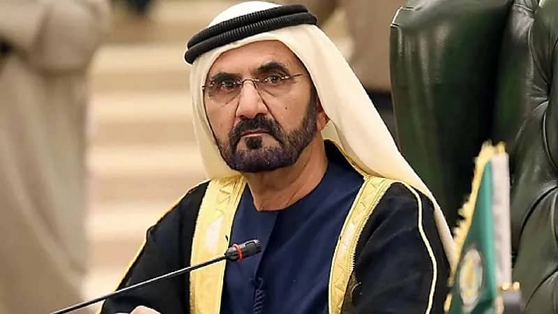 حاكم دبي يلتقي وزير الخارجية الإيراني