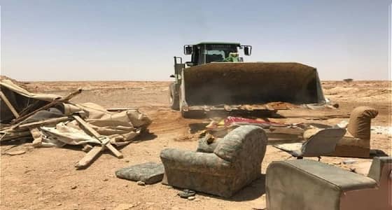 أمانة الرياض تزيل أكثر من 1700 عنصر تلوث بصري بحي نمار ومخطط الموسى