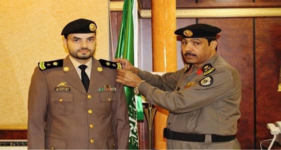 شرطة تبوك تُقلد المقدم حزام الشهري رتبته بعد الترقية