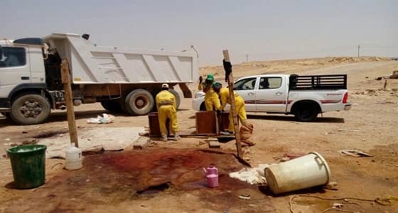 بالصور.. إغلاق محلات " الشيشة والمعسل " وإزالة 112 مسلخ عشوائي بالرياض