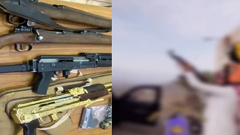 ضبط مواطن أطلق أعيرة نارية في الهواء وضُبط بحوزته 7 أسلحة بالطائف