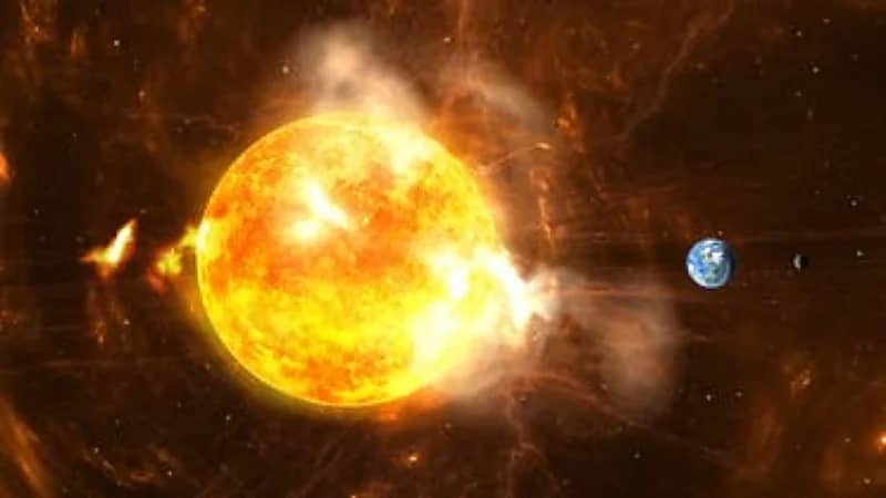 عاصفة شمسية جديدة تهدد الاتصالات