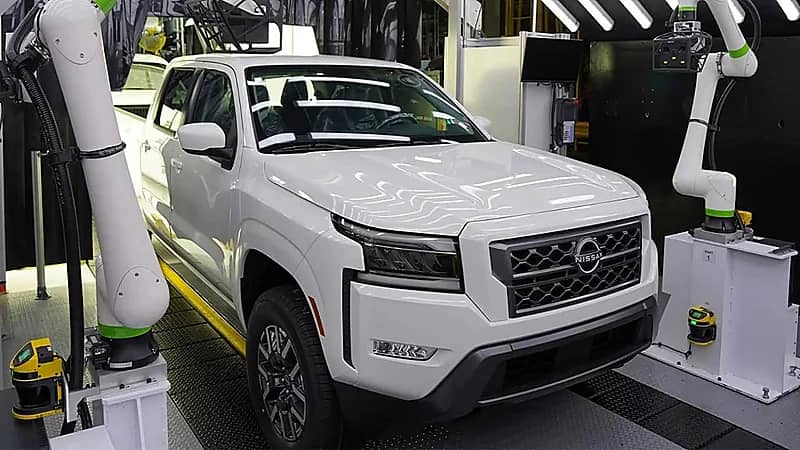 شاهد.. الإطلالة الأولى لسيارة نيسان فرونتير 2022