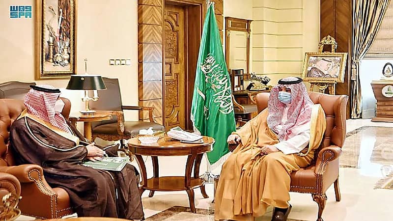 محافظ جدة يستقبل مدير فرع المركز الوطني للرقابة على الالتزام البيئي بمكة