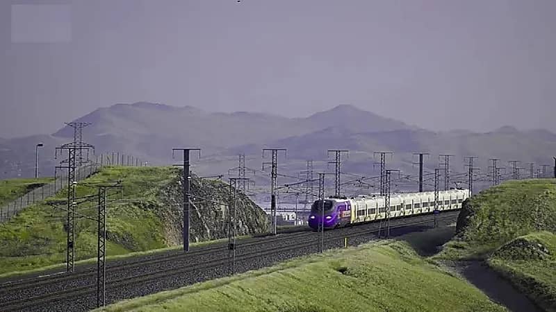 مشاهد خلابة لمساحات خضراء على طريق قطار الحرمين السريع .. صور