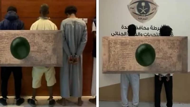 شاهد.. مجرمون يسقطون في قبضة رجال الأمن 