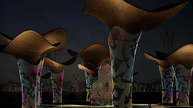 بالصور.. إطلالة خلابة لمشروع دوار الطاقة بالمنطقة الشرقية