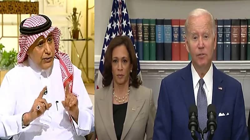 الفراج: بايدن يقرأ ما يكتبه له فريق أوباما على الشاشة