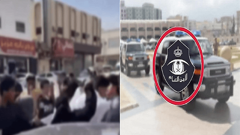 ضبط 3 أشخاص اعتدوا بالضرب علـى آخـر فـي مـكان عام .. فيديو