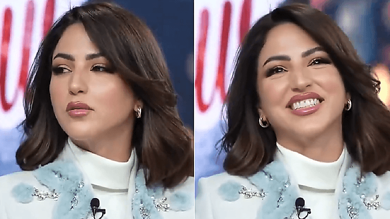 نصرة الحربي تمازح طارق العلي: كويس منك تقرأ اسمك زين .. فيديو