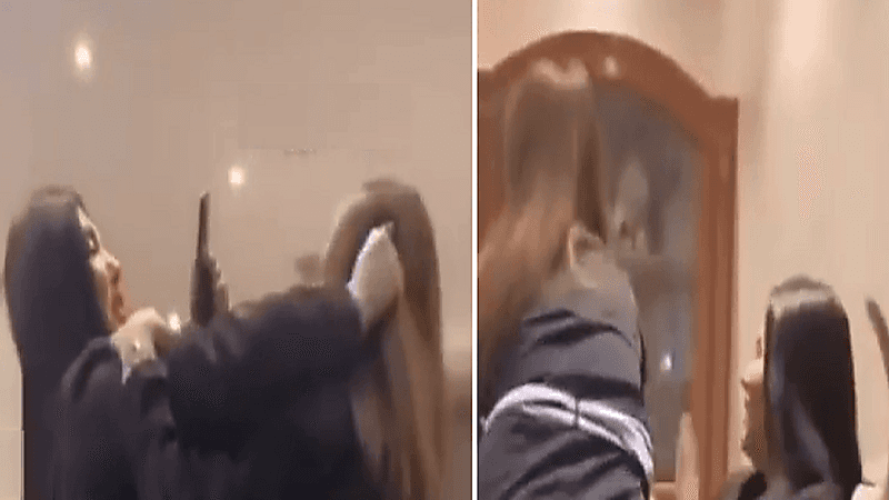 بالفيديو.. شد شعر وتشابك بالأيدي بين فنانتين عربيتين