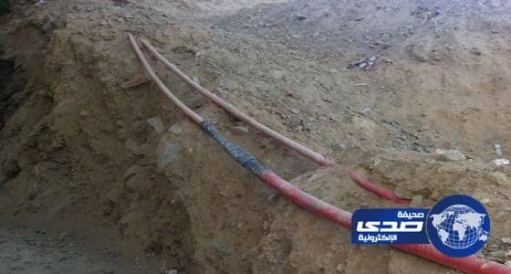 كيبل مكشوف يهدد حياة سكان «تخصصي مكة»