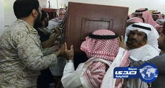 بالصور .. جموع غفيرة تودع شهيد الوطن "المالكي" في جازان