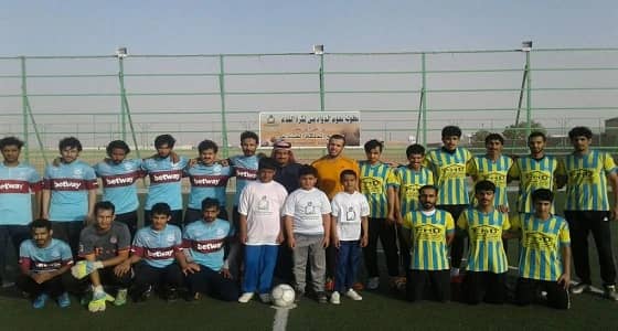 أبناء انسان يشاركون بتدشين بطولة نجوم الدوادمي لكرة القدم