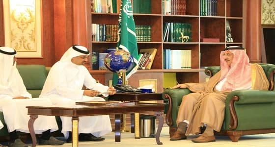 أمير جازان يستقبل وفدا من مجلس الجمهور النصراوي