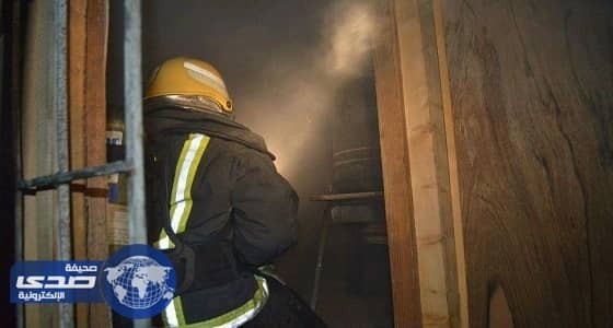 التماس كهربائي يتسبب في حريق سكن عمالة جنوب رفحاء