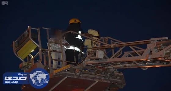 مدني تبوك يخمد حريقا بمنزل في حي المهرجان بسبب التماس كهربائي