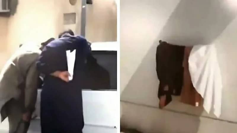 شاهد.. صور غريبة لعمالة سائبة وملابس داخلية في معرض فوتوغرافي بالمدينة